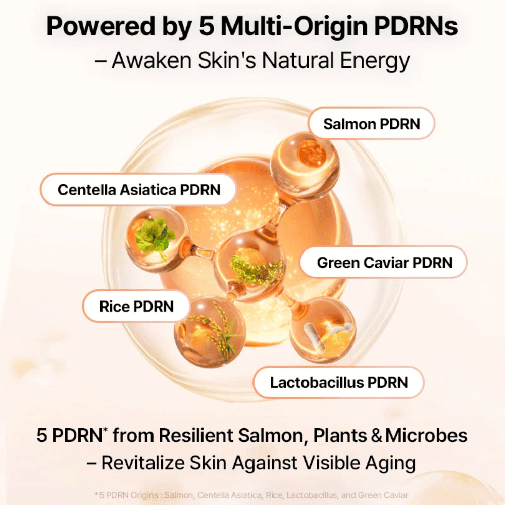 COSRX 5 PDRN Hydrogel Maske mit multi-origin PDRN aus Lachs, Centella Asiatica, Reis, Lactobacillus und grünem Kaviar für Hauterneuerung und Anti-Aging Effekt