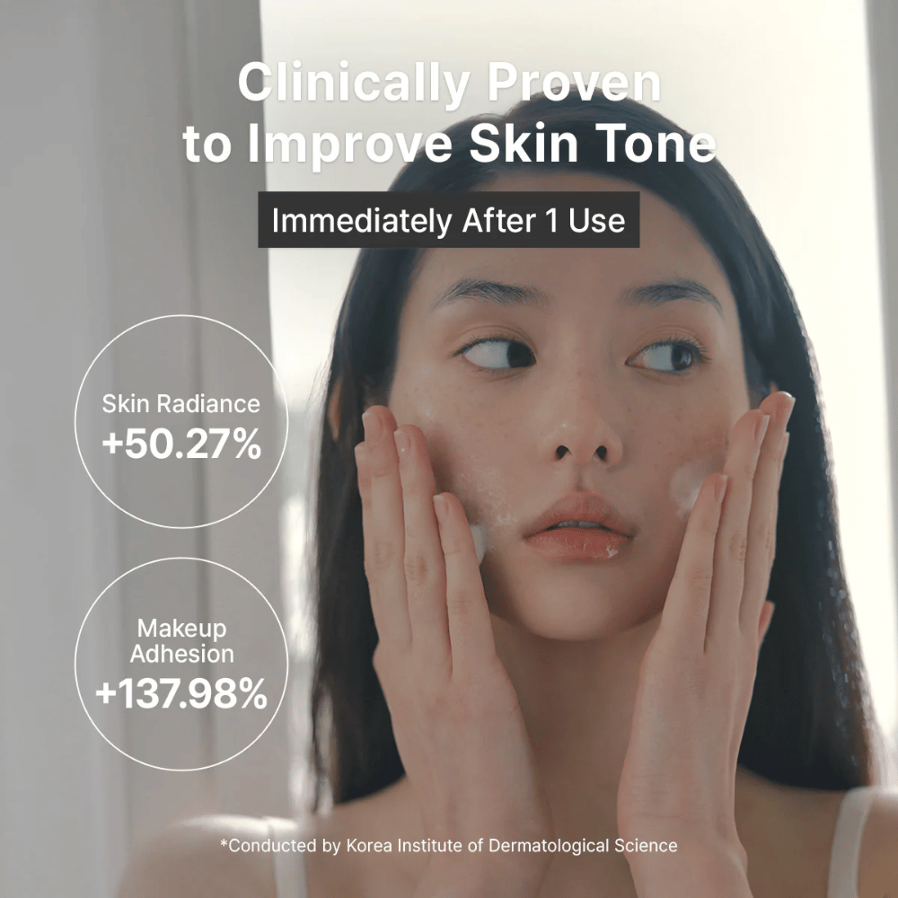 Bild – Ergebnisse / klinische Claims (wichtig für die Conversion)
Dr. Althea ABC Glow Whipped Serum das den Hautton verbessert, die Ausstrahlung erhöht und schon nach der ersten Anwendung für besseren Make-up-Halt sorgt.