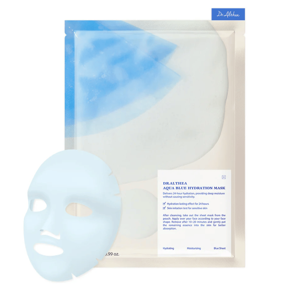 Dr. Althea Aqua Blue Hydration Mask
Bietet 24 Stunden tiefe Feuchtigkeit ohne Hautirritationen. Perfekt für empfindliche Haut. Die Maske enthält Azulen, das intensiv beruhigt und befeuchtet.