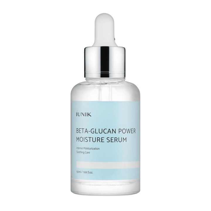 iUNIK Beta-Glucan Power Moisture Serum 50 ml – feuchtigkeitsspendendes Gesichtsserum mit Beta-Glucan für empfindliche und trockene Haut