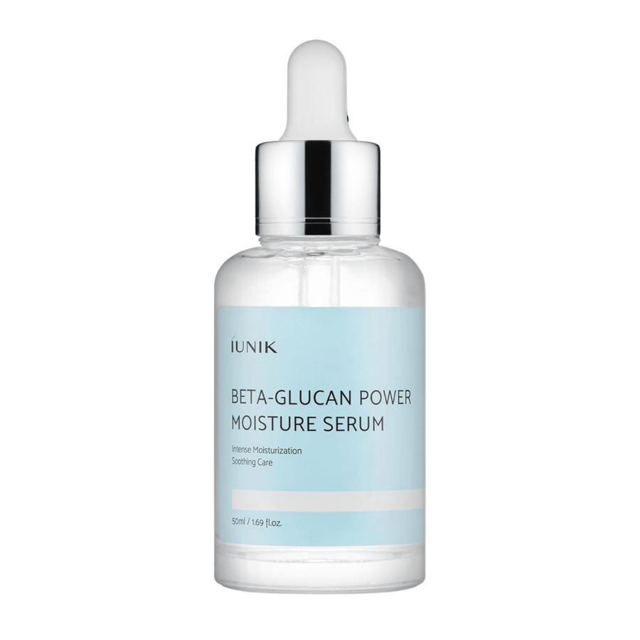 iUNIK Beta-Glucan Power Moisture Serum 50 ml – feuchtigkeitsspendendes Gesichtsserum mit Beta-Glucan für empfindliche und trockene Haut