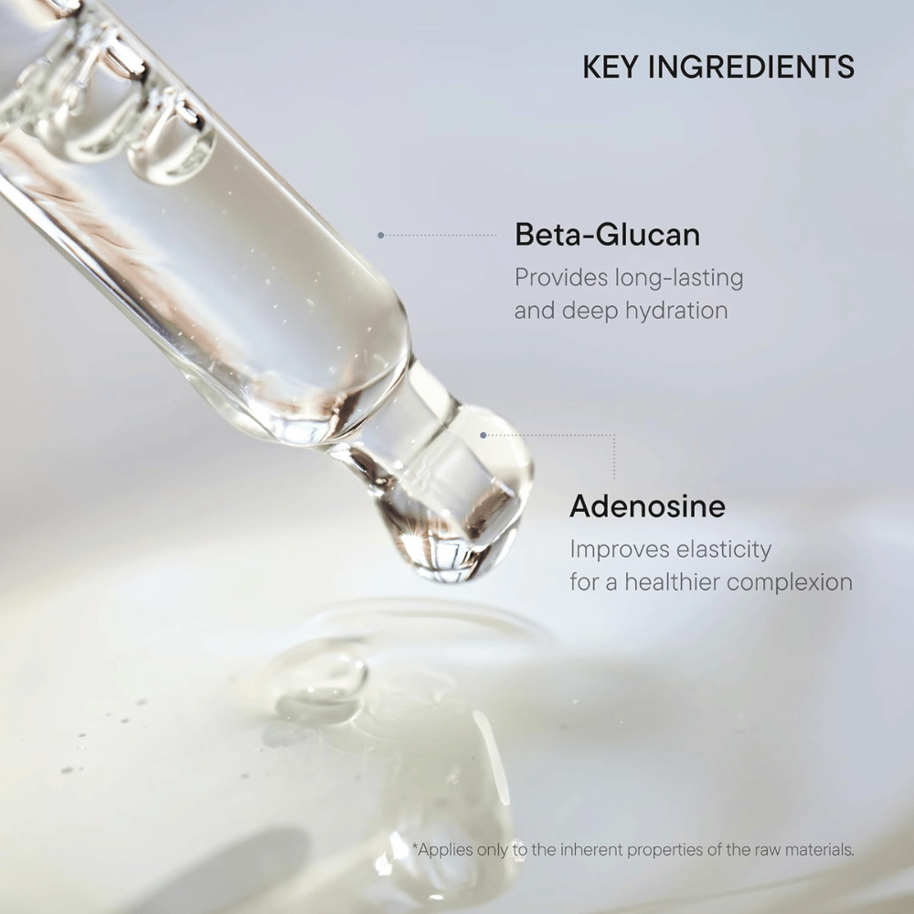 iUNIK Beta-Glucan Power Moisture Serum mit Beta-Glucan und Adenosin, die langanhaltende Feuchtigkeit und verbesserte Elastizität bieten