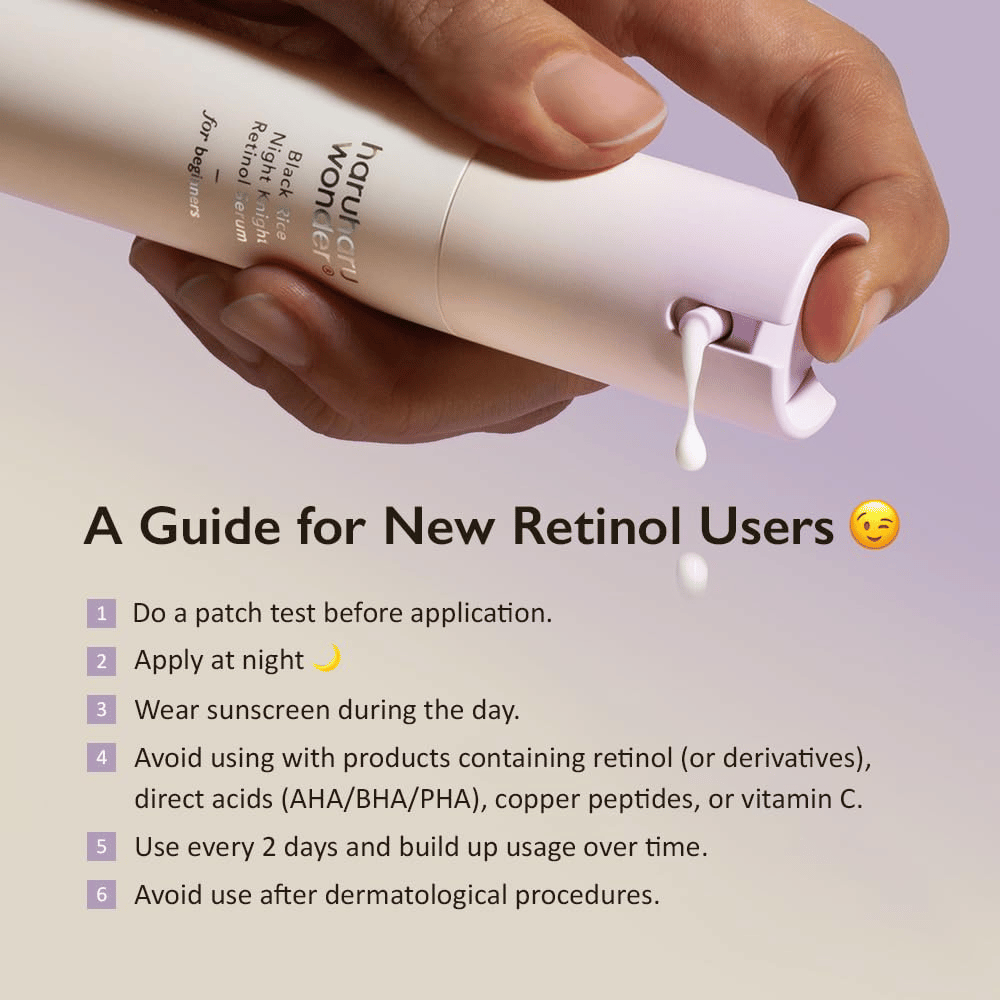 Haruharu Wonder Black Rice Night Knight Retinol Serum – Leitfaden für neue Retinol-Anwender