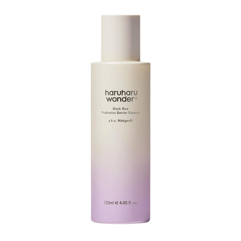 Haruharu Wonder Black Rice Probiotics Barrier Essence 120 ml mit leichter Formel, die die Haut stärkt und einen natürlichen Glow verleiht
