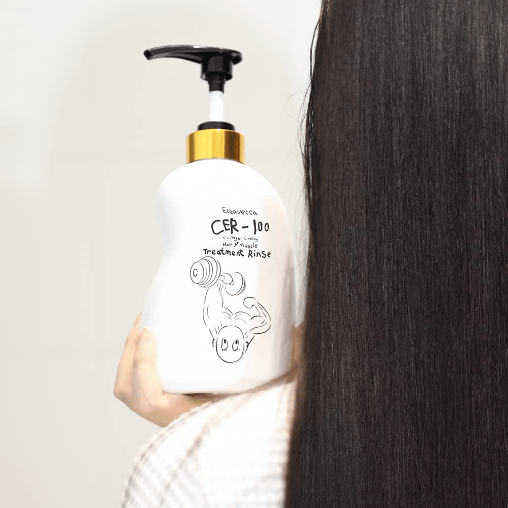 Elizavecca CER-100 Collagen Coating Hair Muscle Treatment Rinse – reparierender Conditioner mit Kollagen für langes, trockenes und geschädigtes Haar
