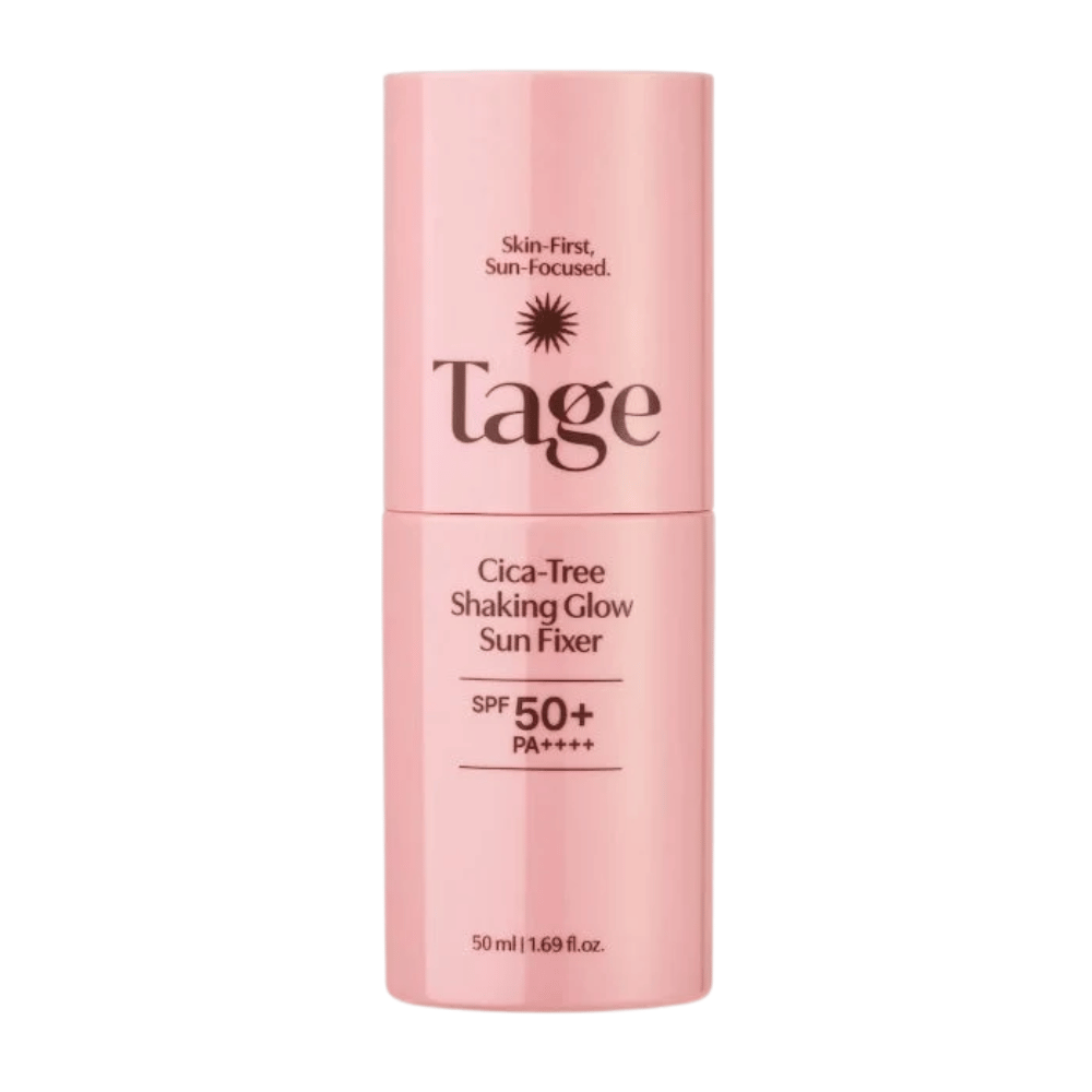 TAGE Cica-Tree Shaking Glow Sun Fixer SPF50+ PA++++ 50 ml – koreanischer Sonnenschutz