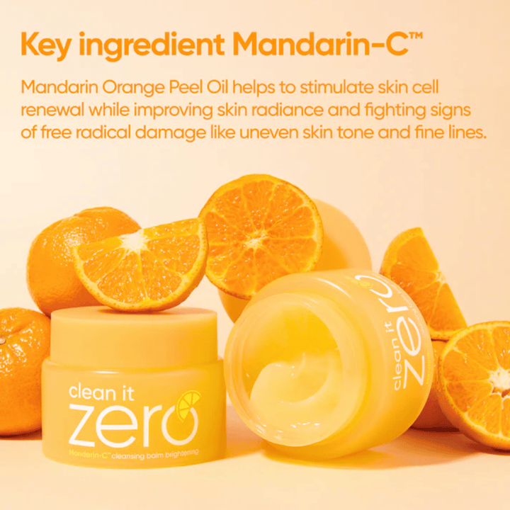 Banila Co Clean It Zero Brightening mit Süßholzwurzel, Vitaminen und Mandarin-C, das die Haut beruhigt, Glow verleiht und für einen ebenmäßigeren Hautton sorgt