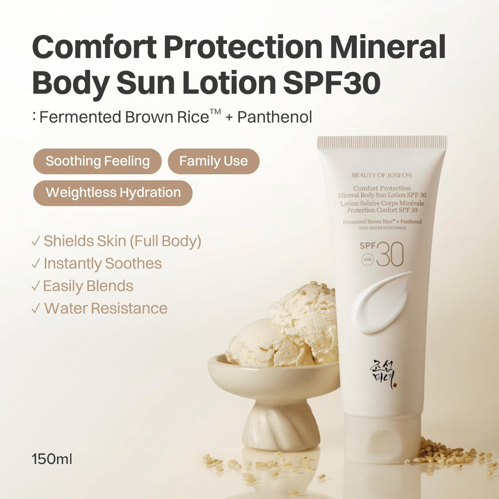Beauty of Joseon Comfort Protection Mineral Body Sun Lotion SPF30 150 ml mineralischer Sonnenschutz