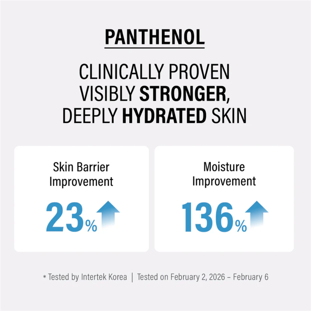 EPII Double Up Cream mit Panthenol, die die Hautbarriere stärkt, die Feuchtigkeitsversorgung verbessert und der Haut hilft, Feuchtigkeit zu bewahren.
