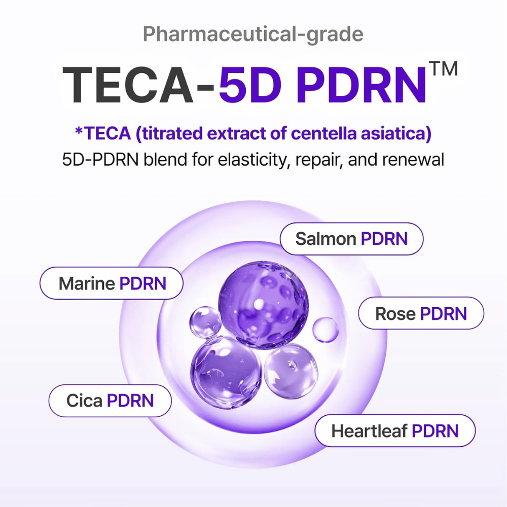 Centellian24 TECA-5D PDRN Hautpflege mit Centella-asiatica-Extrakt, die die Hautreparatur, Ausstrahlung und Festigkeit fördert für eine gleichmäßigere Hautstruktur