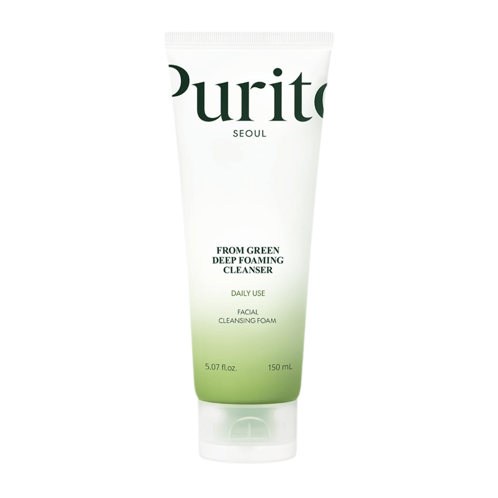 Purito Seoul From Green Deep Foaming Cleanser 150 ml – schäumende Gesichtsreinigung für die tägliche Anwendung