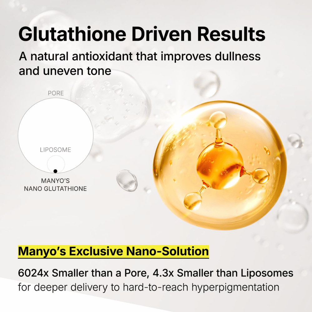 Ma:nyo Glutathione 7 Dark Spot Serum Patch mit Nano-Glutathion zur tiefenwirksamen Behandlung von dunklen Flecken und ungleichmäßigem Hautton