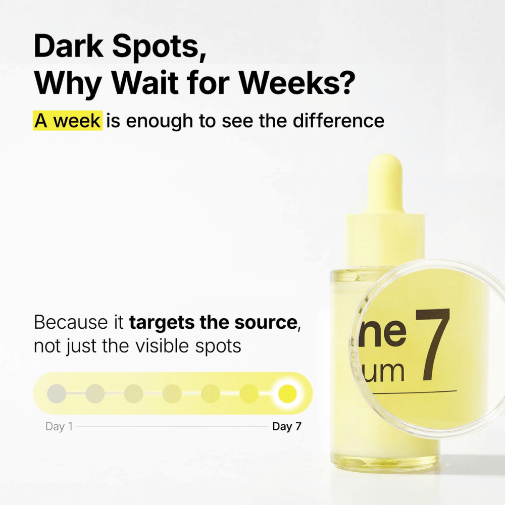 Ma:nyo Glutathione 7 Dark Spot Serum gegen Pigmentflecken und ungleichmäßigen Hautton mit sichtbaren Ergebnissen bereits nach einer Woche