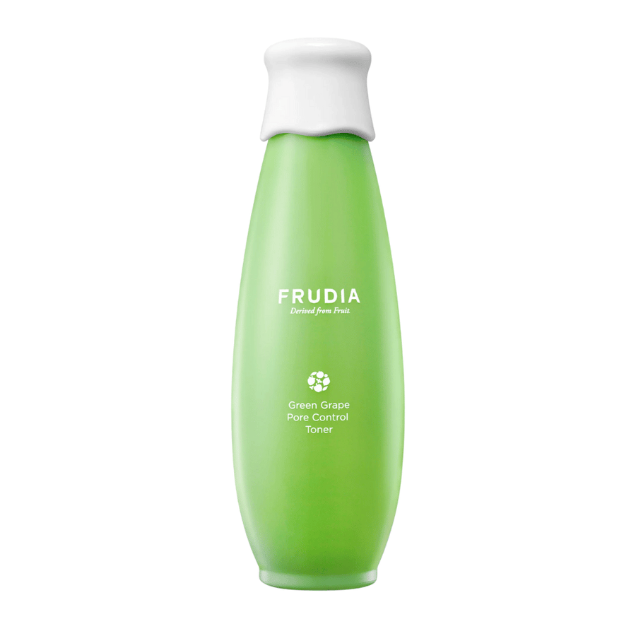 Frudia Green Grape Pore Control Toner – koreanisches Gesichtswasser mit grünem Traubenextrakt, das fettige Haut ausgleicht, Poren minimiert und einen frischen, hydratisierten und klaren Hautton verleiht.