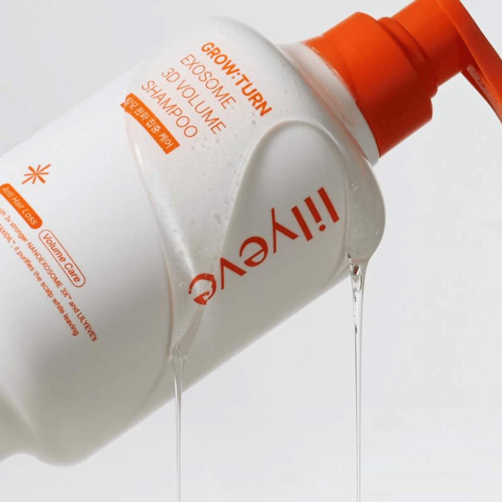 LILYEVE Grow:Turn Exosome 3D Volume Shampoo mit leichter Geltextur für volumengebende Haarpflege