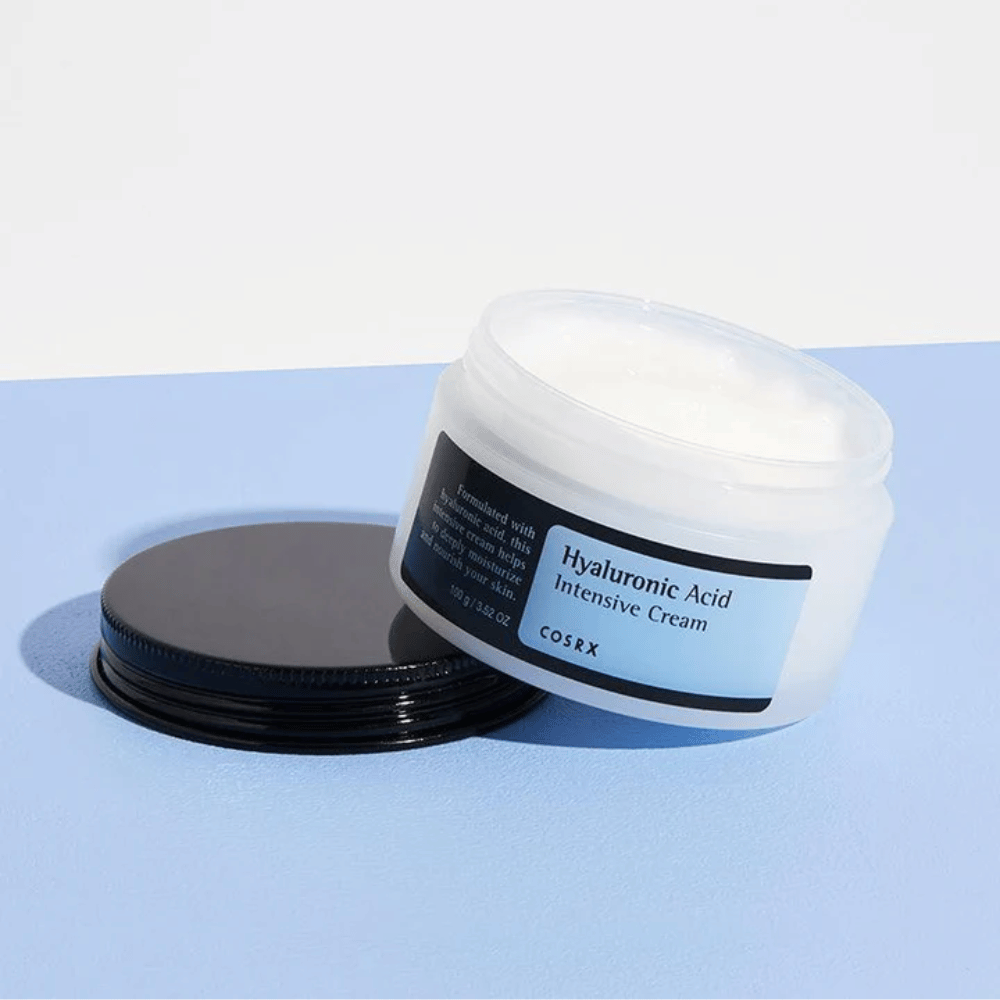 COSRX Hyaluronic Acid Intensive Cream 100 g – nährende Gesichtscreme mit Hyaluronsäure für langanhaltende Feuchtigkeit und weiche Haut