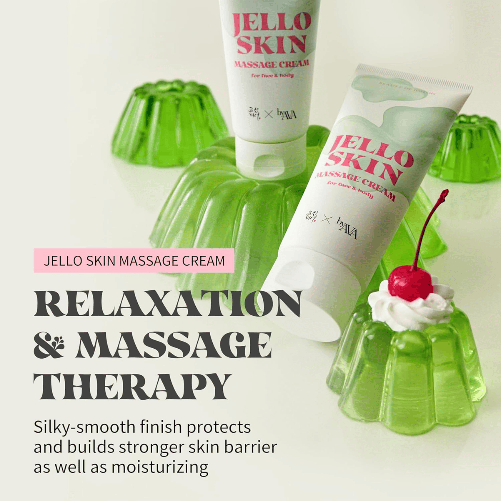 Beauty of Joseon Jello Skin Massage Cream für entspannende Gesichts- und Körpermassage, die Feuchtigkeit spendet und die Hautbarriere stärkt.