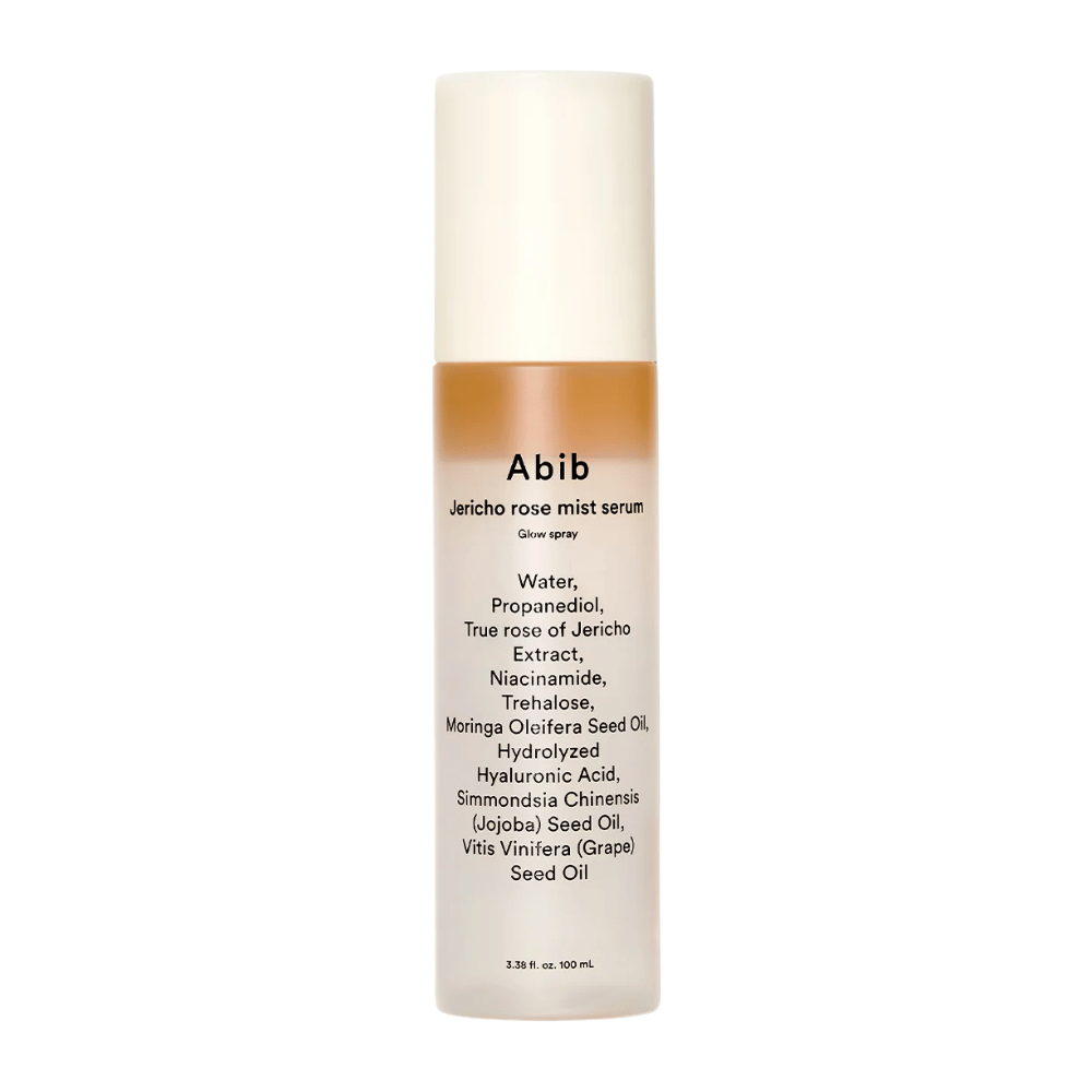 Produktbild von Abib Jericho Rose Mist Serum 100 ml. Feuchtigkeitsspendendes Gesichtsspray mit Hyaluronsäure und Rose von Jericho.