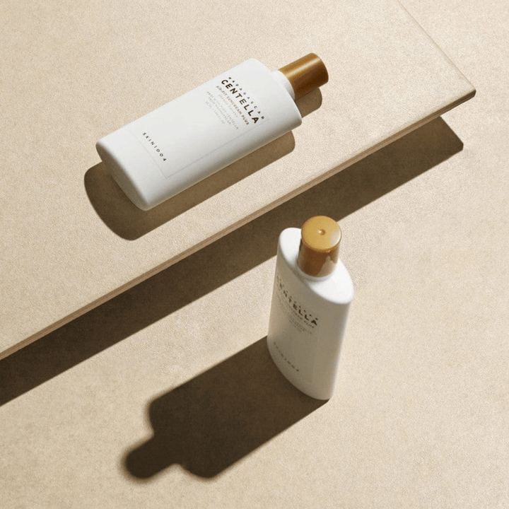 Sonnencreme von SKIN1004 mit leichter Formel und hohem Sonnenschutz SPF50+, die die Haut mit Feuchtigkeit versorgt und für alle Hauttypen geeignet ist, einschließlich empfindlicher Haut