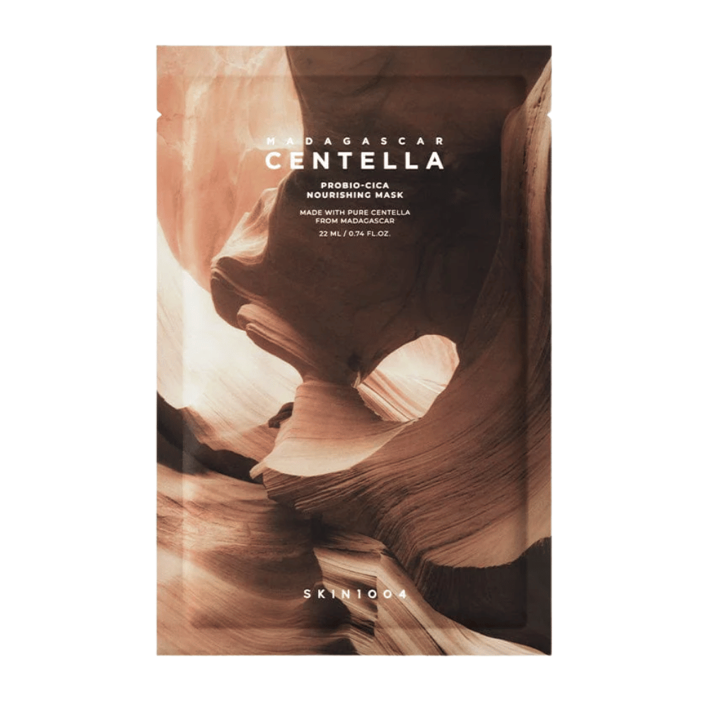 Einfaches Produktbild von Madagascar Centella Probio-Cica Nourishing Mask vor hellem Hintergrund.