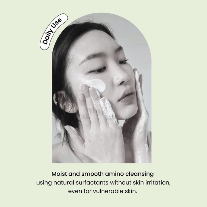 Heimish Matcha Biome Amino Acne Cleansing Foam – milde tägliche Gesichtsreinigung mit Aminosäuren und Matcha für empfindliche und zu Akne neigende Haut