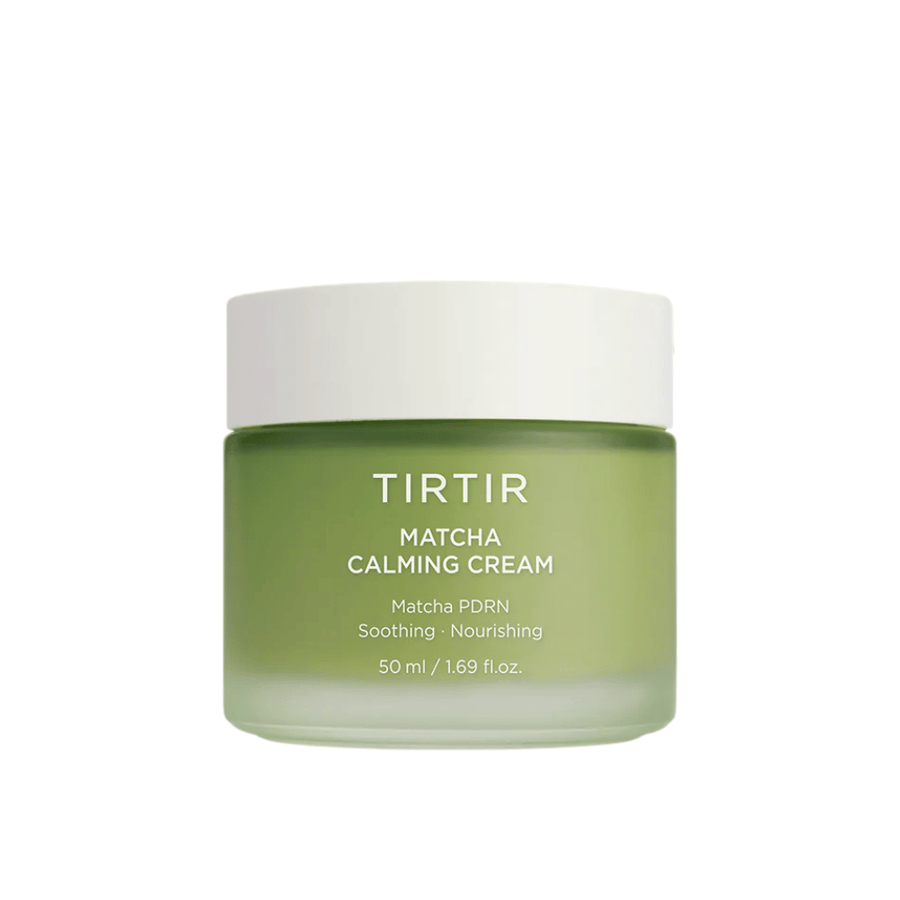 TIRTIR Matcha Calming Cream reducerar rodnad och irritation, lugnar känslig hud och ger en jämnare, mer balanserad hudton.