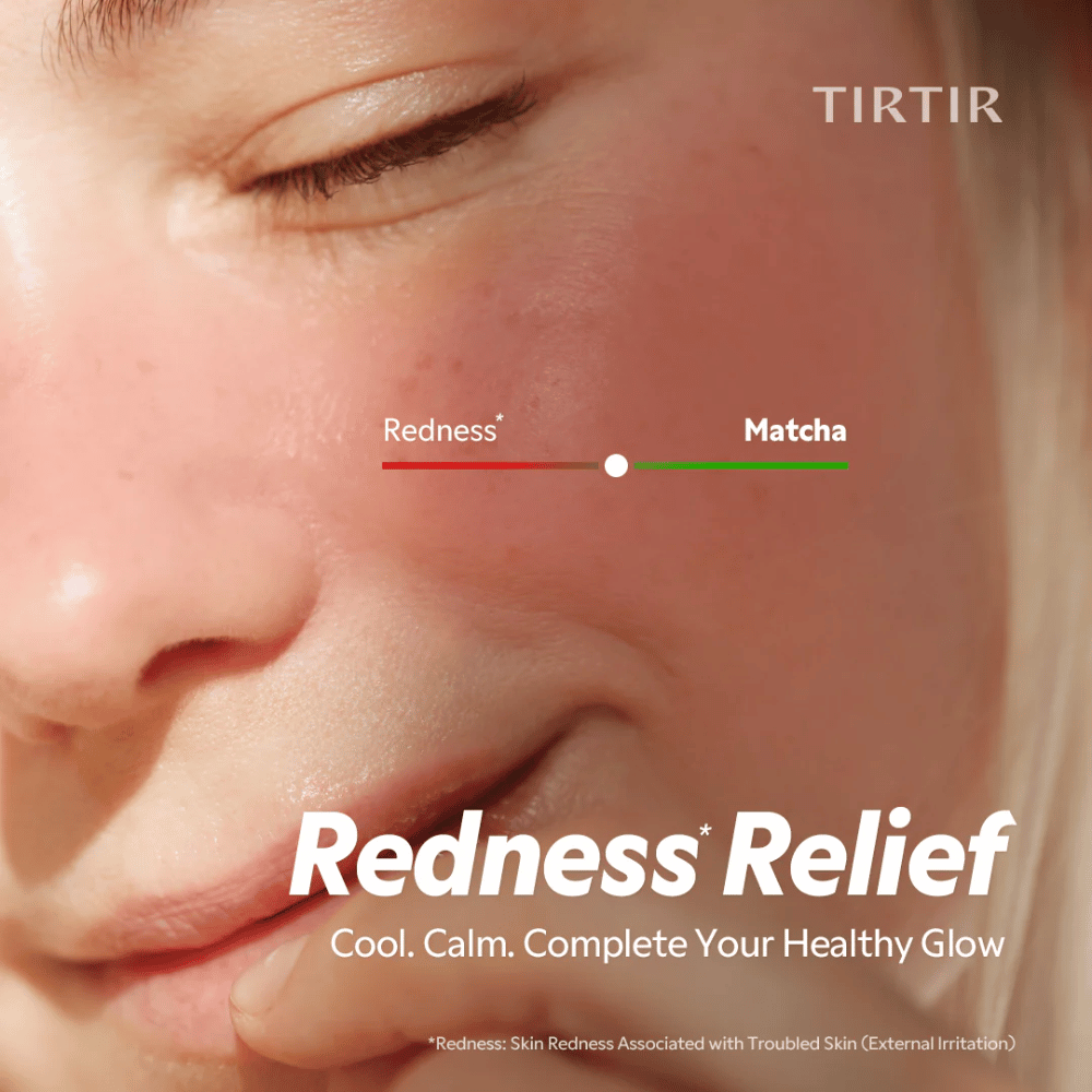TIRTIR Matcha Calming Cream reduziert Rötungen und Irritationen, beruhigt empfindliche Haut und sorgt für einen ebenmäßigeren, ausgeglicheneren Hautton.