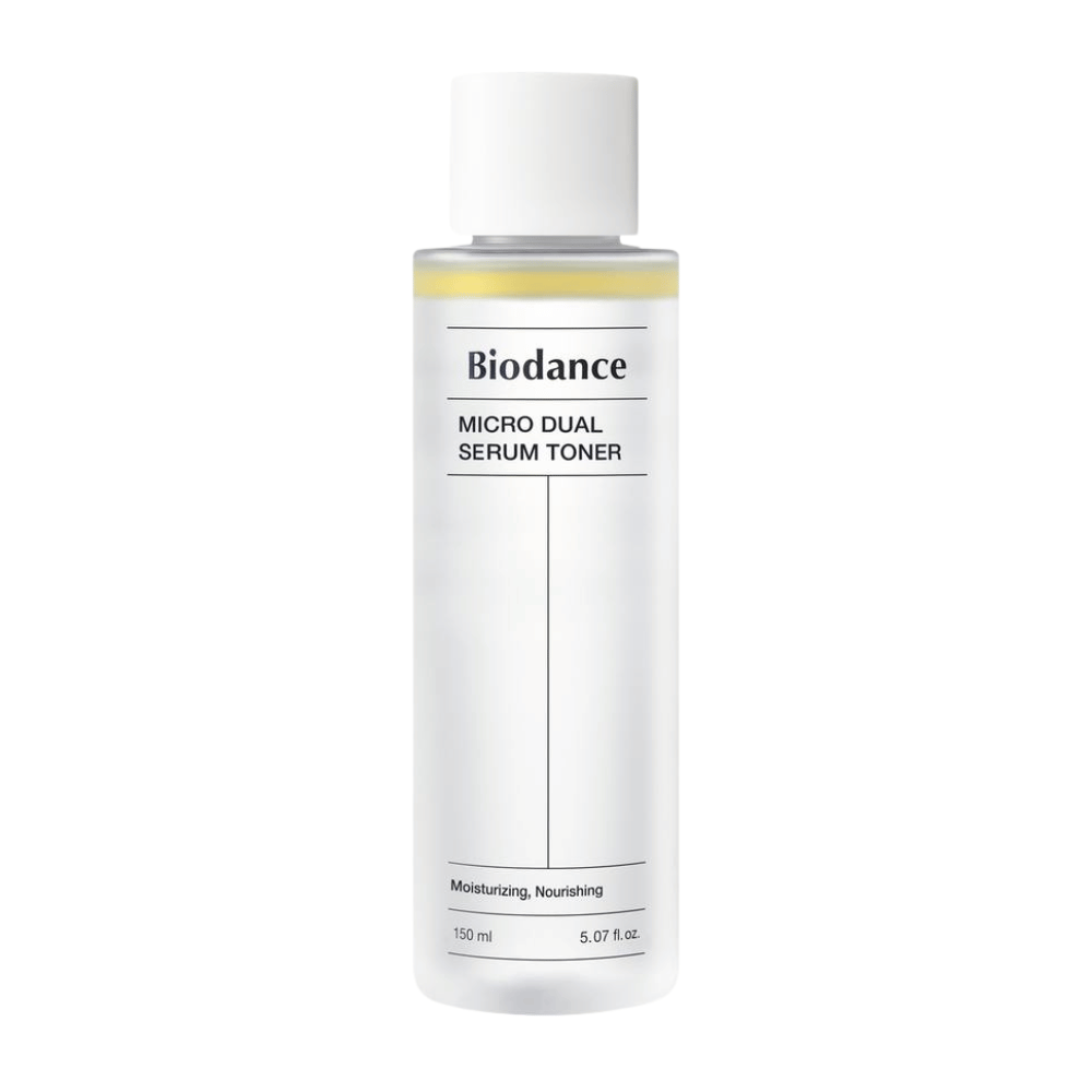 Biodance Micro Dual Serum Toner 150 ml – feuchtigkeitsspendend und nährend koreanisch gesichtswasser mit Serum in zwei Phasen für eine gestärkte Hautbarriere