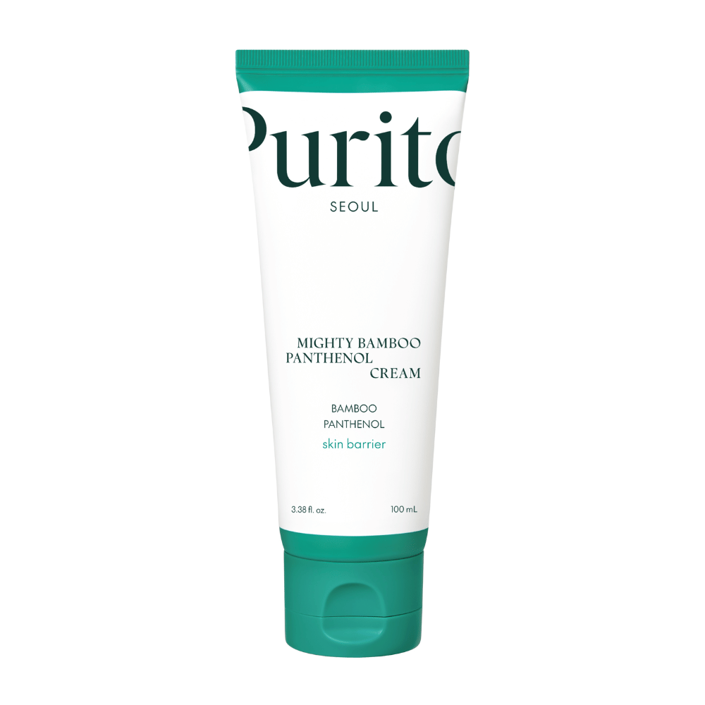 Purito Mighty Bamboo Panthenol Cream ist eine nährende Gesichtscreme, die Bambusextrakt und Panthenol kombiniert, um die Hautbarriere zu stärken, tief zu hydratisieren und empfindliche Haut zu beruhigen. Perfekt für den täglichen Gebrauch, hinterlässt sie die Haut weich und ausgeglichen ohne Irritationen.