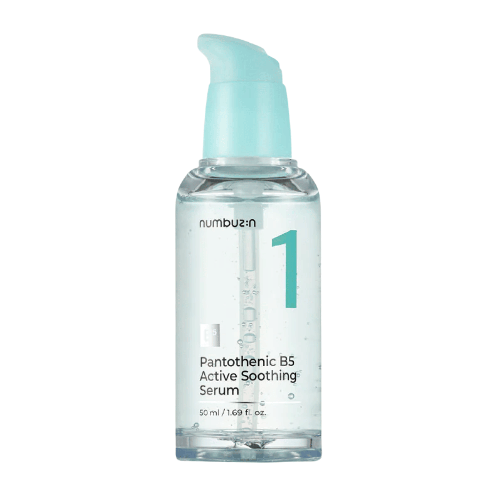 numbuzin No.1 Pantothenic B5 Active Soothing Serum 50 ml – Koreanisches B5-Serum mit Panthenol und Niacinamid für ausgeglichene und klare Haut