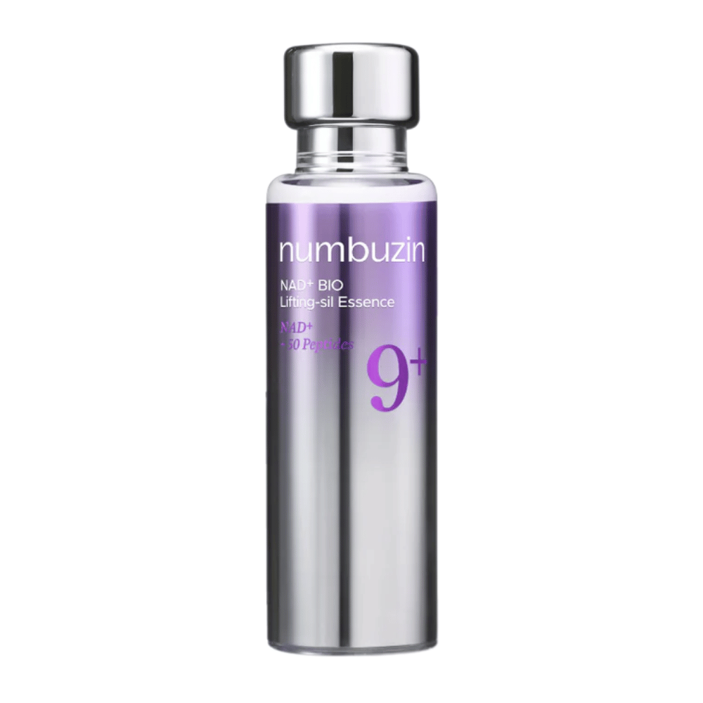 Numbuzin No.9 NAD+ Bio Lifting-sil Essence – koreanisches Lifting-Essenz, das die Elastizität der Haut verbessert und einen gleichmäßigeren, volleren Hautton verleiht.