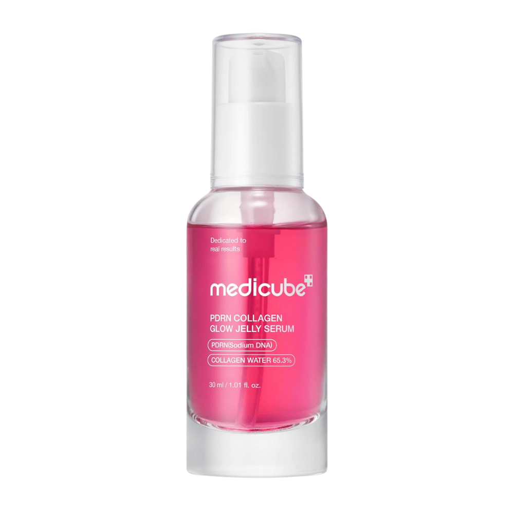Medicube PDRN Collagen Glow Jelly Serum 30 ml in einer Pumpflasche für Feuchtigkeit, Ausstrahlung und verbesserte Hautelastizität