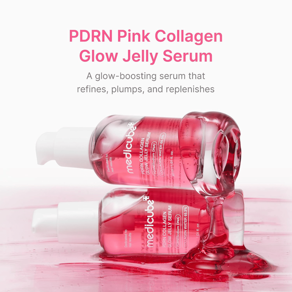 Medicube PDRN Collagen Glow Jelly Serum für mit Feuchtigkeit versorgte, vollere Haut mit natürlichem Glow und Elastizität