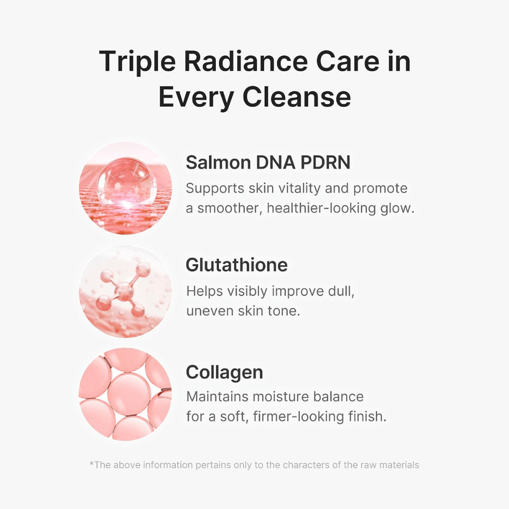 Medicube PDRN Pink Glutathione Capsule Cleansing Foam mit PDRN, Glutathion und Kollagen für reine, mit Feuchtigkeit versorgte Haut mit Ausstrahlung
