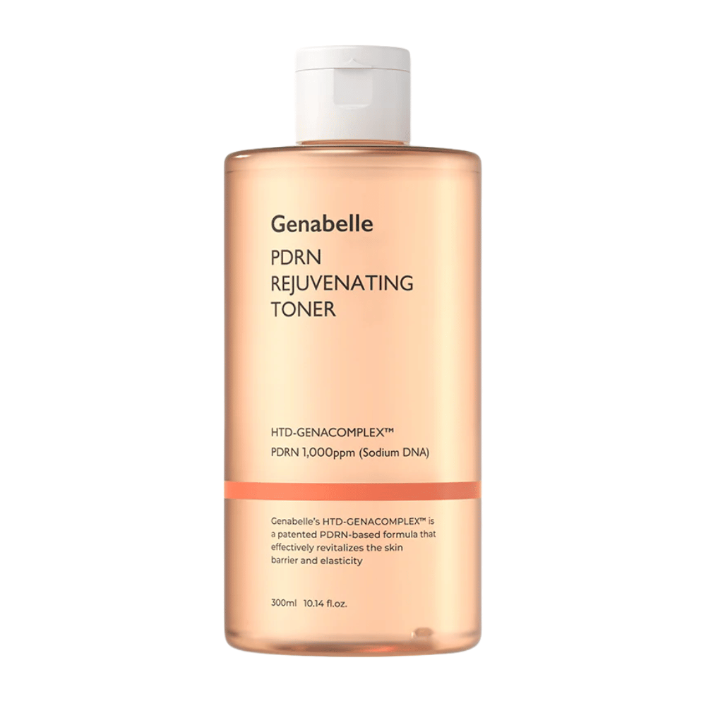 Genabelle PDRN Rejuvenating Toner 300 ml mit PDRN und Niacinamid für mit Feuchtigkeit versorgte, weiche und elastischere Haut.