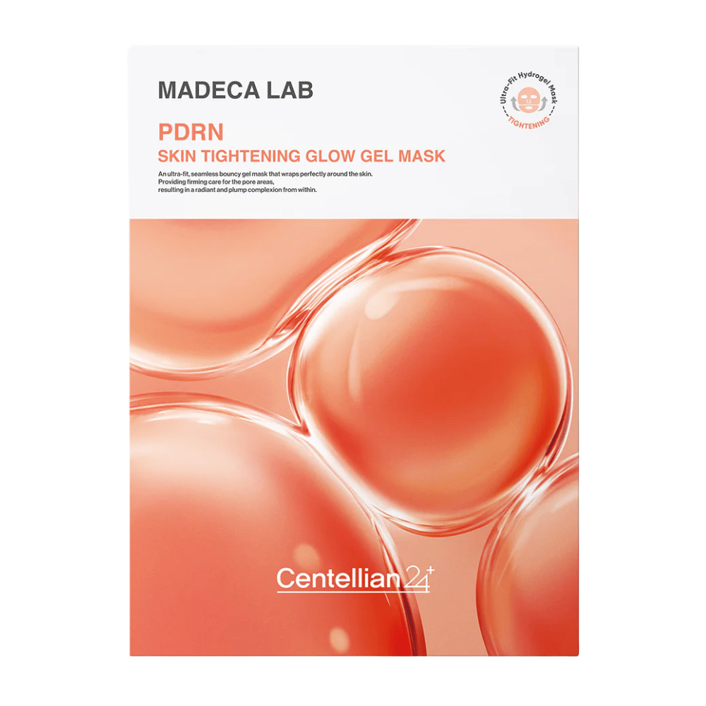 MADECA LAB PDRN Skin Tightening Glow Gel Mask von Centellian24 – koreanische Gelmaske mit PDRN-Technologie für straffere Haut, Ausstrahlung und verbesserte Hautelastizität.