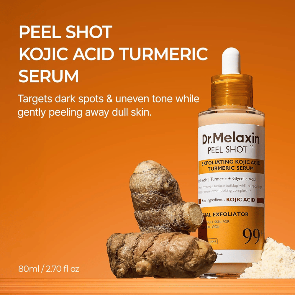 Dr Melaxin Peel Shot Serum mit Niacinamid, das die Hautbarriere stärkt und für einen gleichmäßigeren und klareren Hautton sorgt
