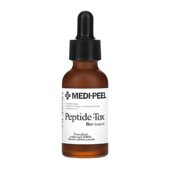 MEDI-PEEL Peptide-Tox Bor Ampoule Produktbild – koreanisches Peptidserum, das hilft, Falten entgegenzuwirken, die Haut zu stärken und intensive Feuchtigkeit zu spenden.