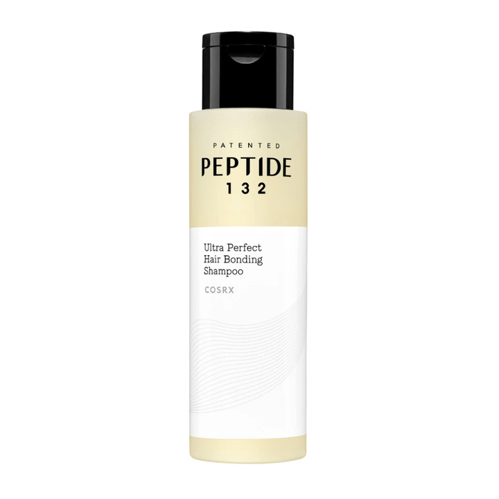 Produktbild av COSRX Peptide 132 Ultra Perfect Hair Bonding Shampoo – stärkande och reparerande schampo med peptider för mjukt och glansigt hår.