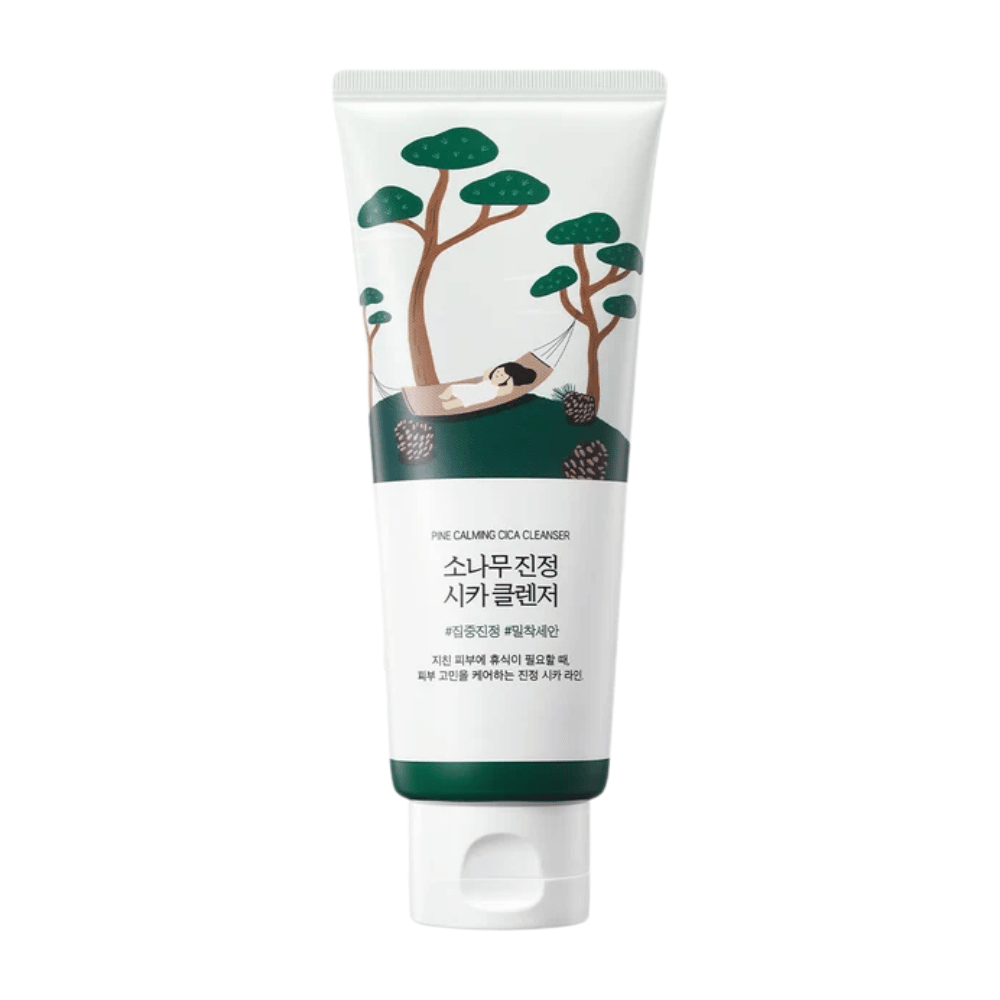 ROUND LAB Pine Calming Cica Cleanser – Produktbild einer beruhigenden koreanischen Gesichtsreinigung
