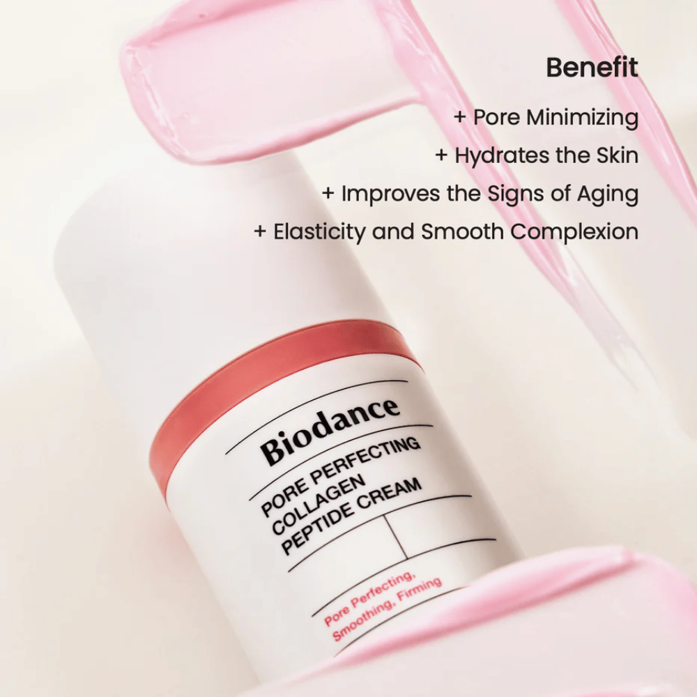 Biodance Pore Perfecting Collagen Peptide Cream Konsistenz – porenverfeinernde und straffende Gesichtscreme mit Kollagen