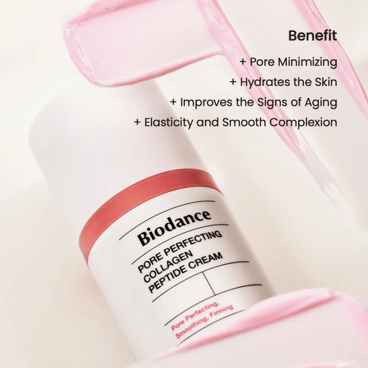 Biodance Pore Perfecting Collagen Peptide Cream Konsistenz – porenverfeinernde und straffende Gesichtscreme mit Kollagen