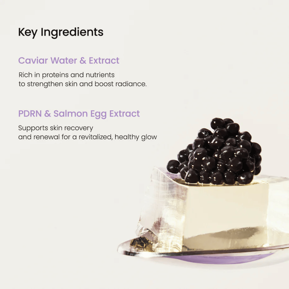 Neues gelbasiertes sheet mask von Biodance – Rejuvenating Caviar PDRN Real Deep Mask, das die Haut revitalisiert und die Hautbarriere stärkt