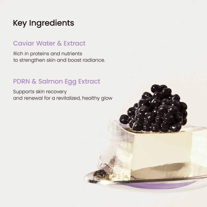 Neues gelbasiertes sheet mask von Biodance – Rejuvenating Caviar PDRN Real Deep Mask, das die Haut revitalisiert und die Hautbarriere stärkt