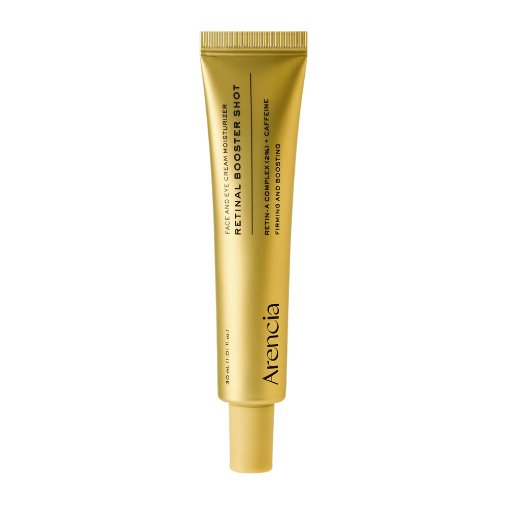 Arencia Retinal Booster Shot in Tube, koreanisches Retinalserum mit Retin-A-Komplex für Porenverfeinerung, straffere Haut und Anti-Aging-Effekt.