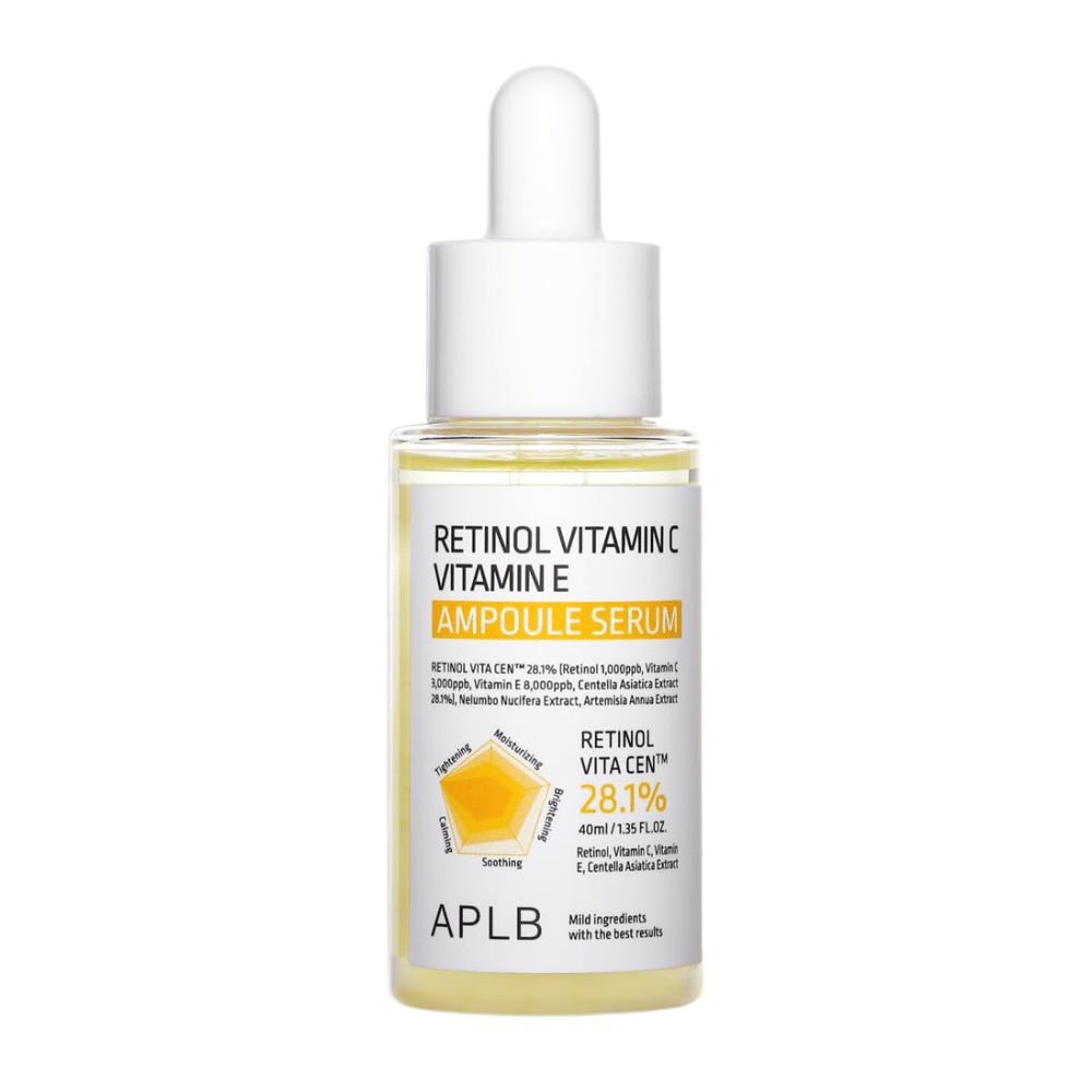 APLB Retinol Vitamin C Vitamin E Ampoule Serum 40 ml Produktbild vor weißem Hintergrund