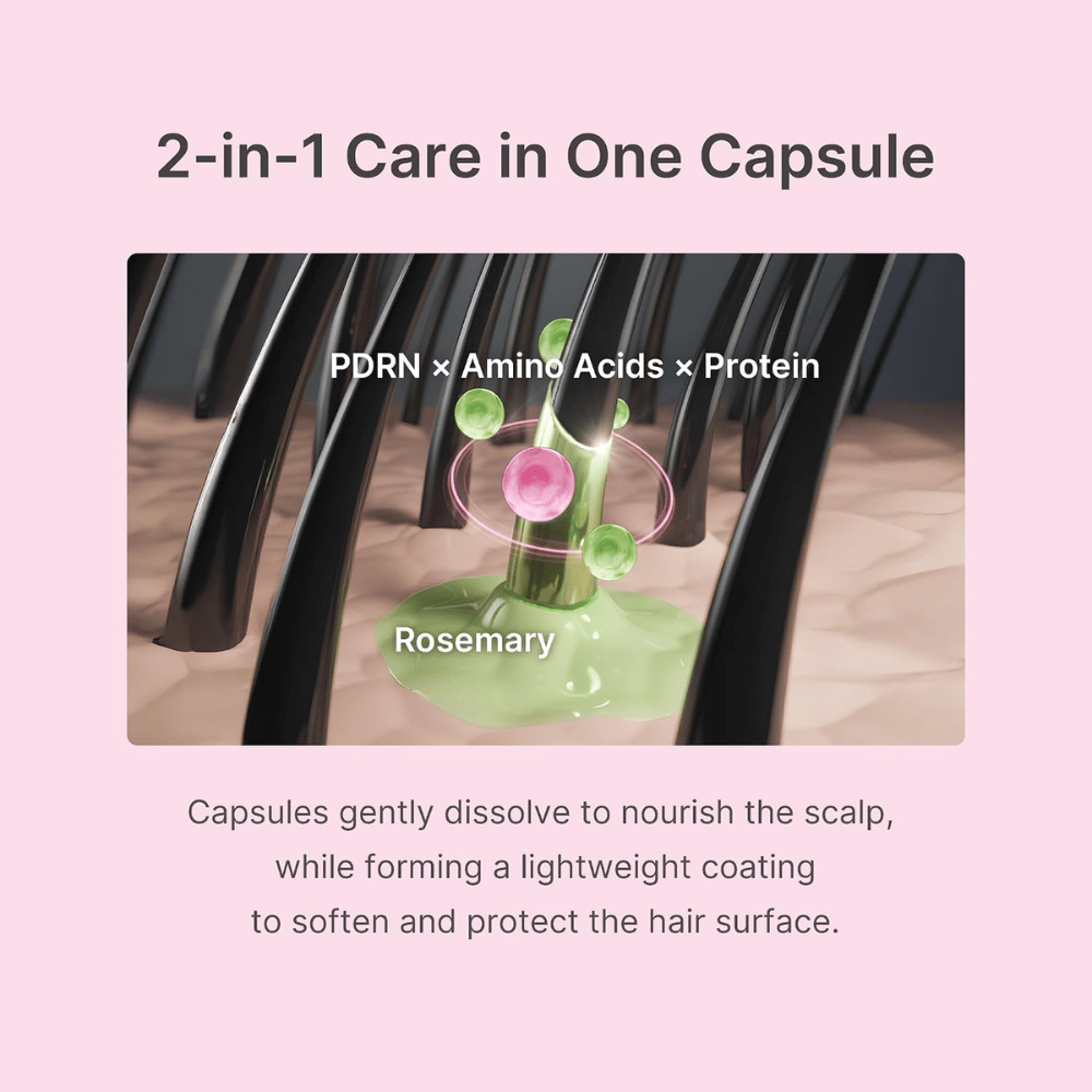 Medicube Rosemary PDRN Hair & Scalp Conditioner mit Rosmarin, PDRN und 19 Aminosäuren, die Haar und Kopfhaut pflegen
