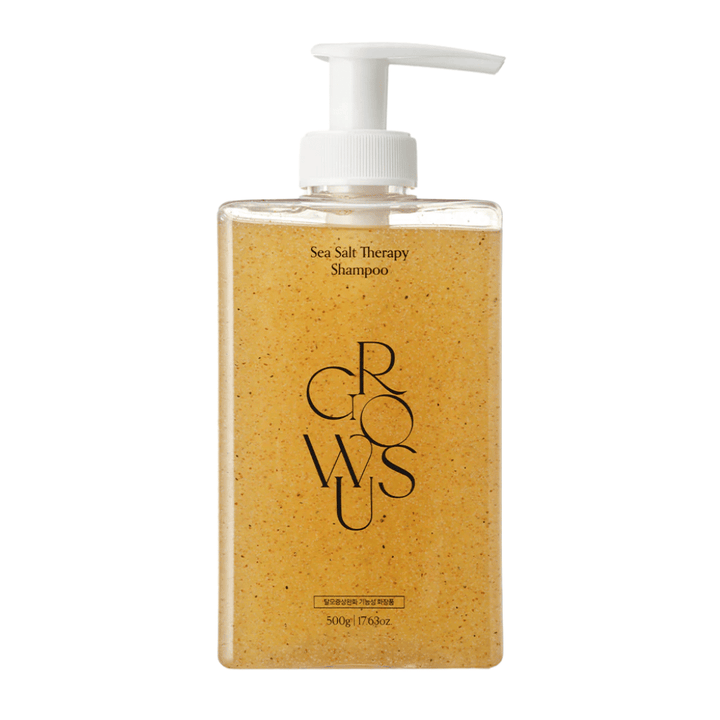 GROWUS Sea Salt Therapy Shampoo 500 ml – Peeling-Shampoo mit Meersalz für eine ausgeglichene Kopfhaut