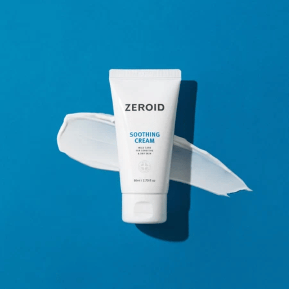 ZEROID Soothing Cream mit barriere-stärkenden und feuchtigkeitsspendenden Eigenschaften für empfindliche Haut