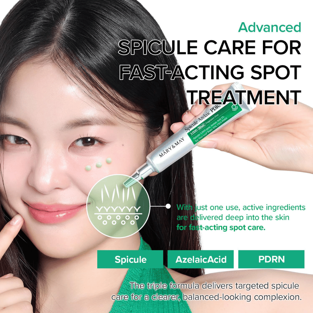 Mary&May Spicule Azelaic PDRN Spot Cream – Punktbehandlung mit Spikeln, Azelainsäure und PDRN